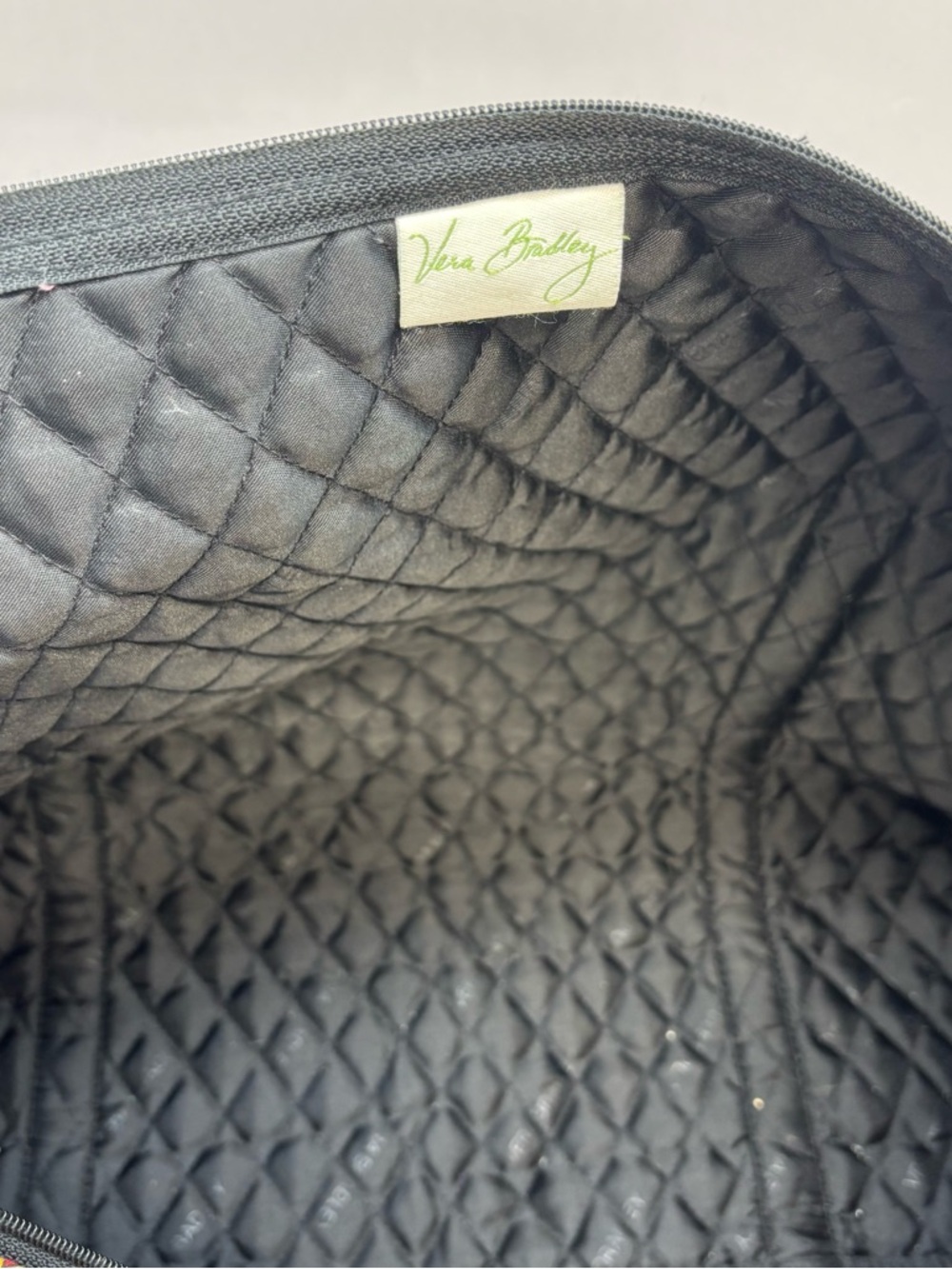 Vera Bradley Quilted Weekend Travel Duffle Bag~ Retired Parisian Paisley Print - Picture 7 of 9